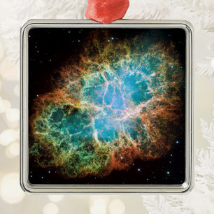 The Crab Nebula Metal Tree Decoration