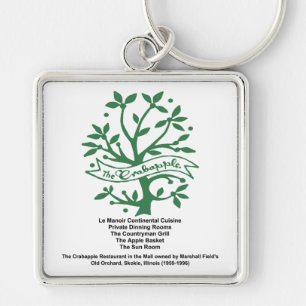 The Crabapple Restaurant, Skokie, IL Key Ring