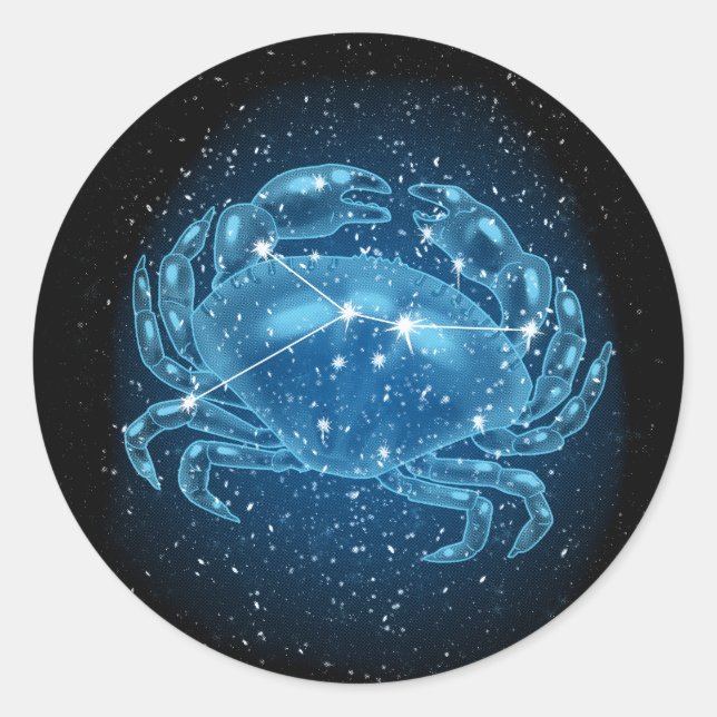 The Crabbiest Stars Classic Round Sticker (Front)