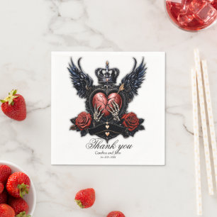 The Cracked Heart: A Gothic Epos. Napkin