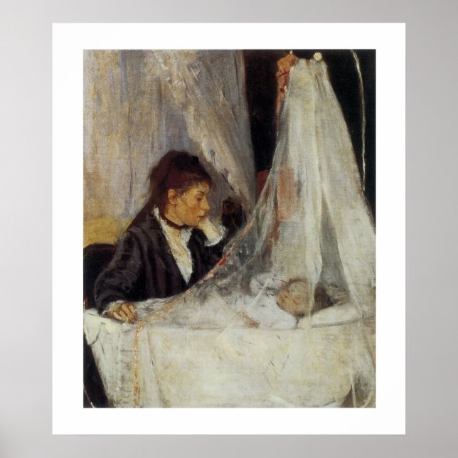 The Cradle by Berthe Morisot Poster (Front)