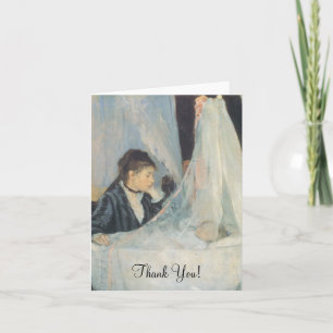 The Cradle by Berthe Morisot, Thank You Card