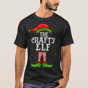 The Crafty Elf Christmas Matching Family Pajama Co T-Shirt