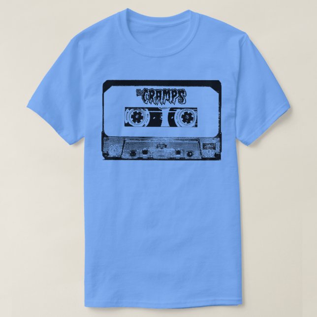 The Cramps Cassette Tape T-Shirt (Design Front)