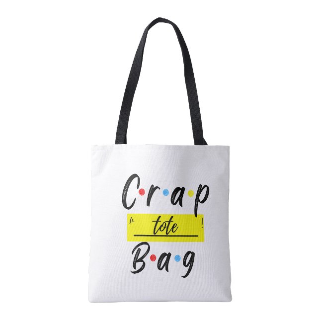 The Crap Bag Funny Minimalist Tote bag (The Crap Bag Funny Minimalist Tote)