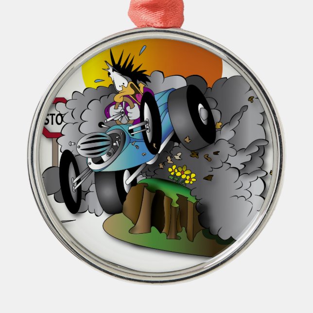 the crash metal tree decoration (Front)