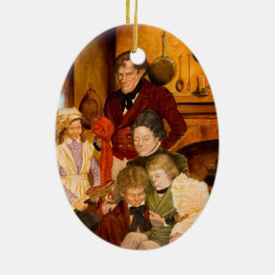 The Cratchit Family Ceramic Tree Decoration