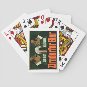 'The Craving for the Zirndurfer Beer' (colour lith Playing Cards