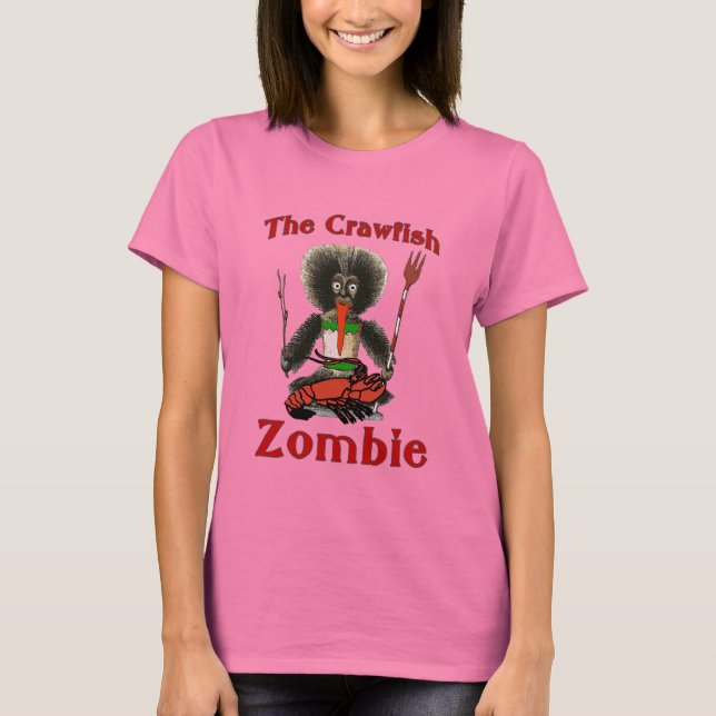 The Crawfish Zombie T-Shirt (Front)