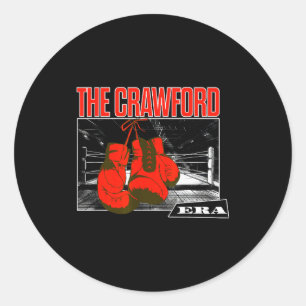 The Crawford Era Funny Boxing Trendy Men Women  Classic Round Sticker