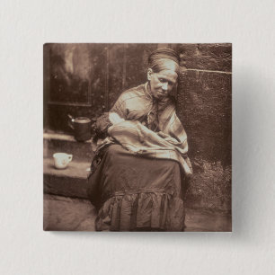 The Crawlers, from 'Street Life in London', 1877-7 15 Cm Square Badge