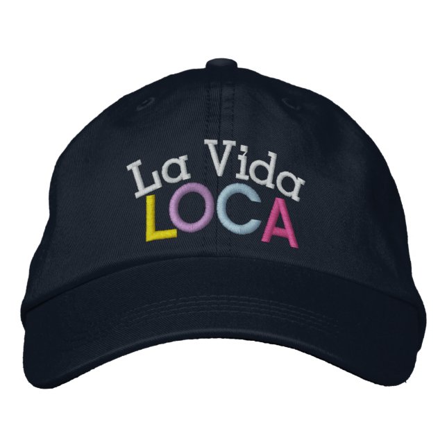 The CrAzY Life .... : ) by SRF Embroidered Hat (Front)