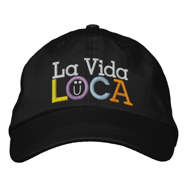 The CrAzY Life .... : ) by SRF Embroidered Hat (Front)