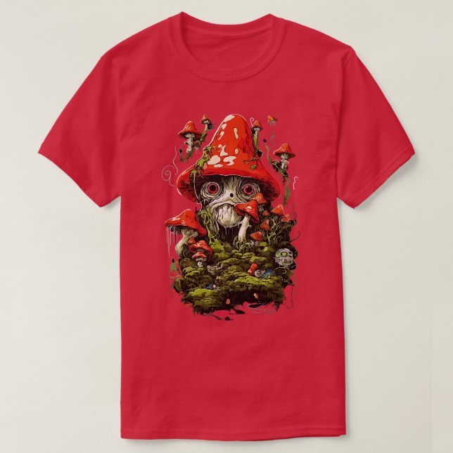 The Crazy Mushroom T-Shirt (Design Front)