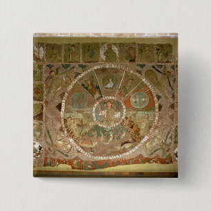 The Creation 15 Cm Square Badge