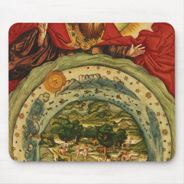 The Creation, from the Luther Bible, c.1530 Mouse Pad (Front)