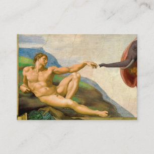 The Creation Of Adam By Elephant Business Card