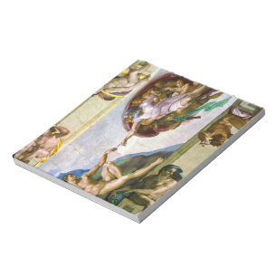 The Creation of Adam by Michelangelo Notepad