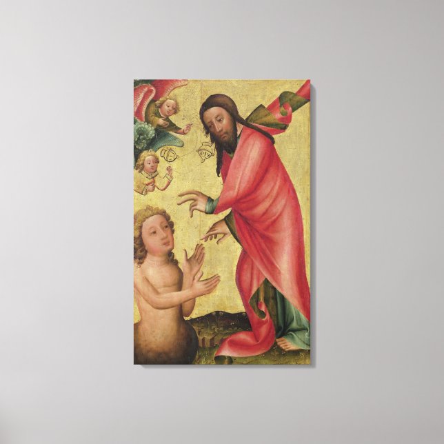 The Creation of Adam Canvas Print (Front)