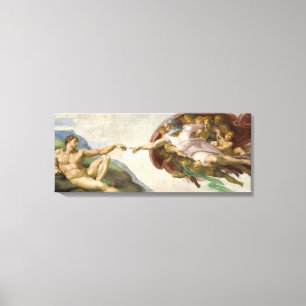 The Creation of Adam Canvas Print
