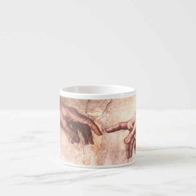 THE CREATION OF ADAM-ESPRESSO MUG (Front)