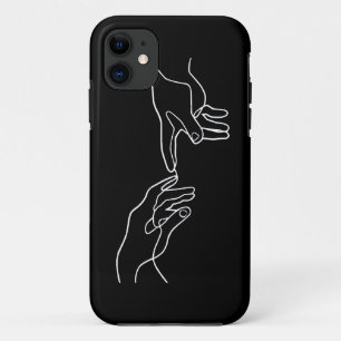 The Creation of Adam hands, Michelangelo  Case-Mate iPhone Case