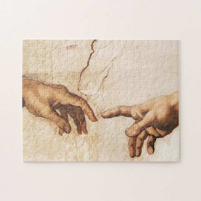 The Creation of Adam Jigsaw Puzzle (Horizontal)