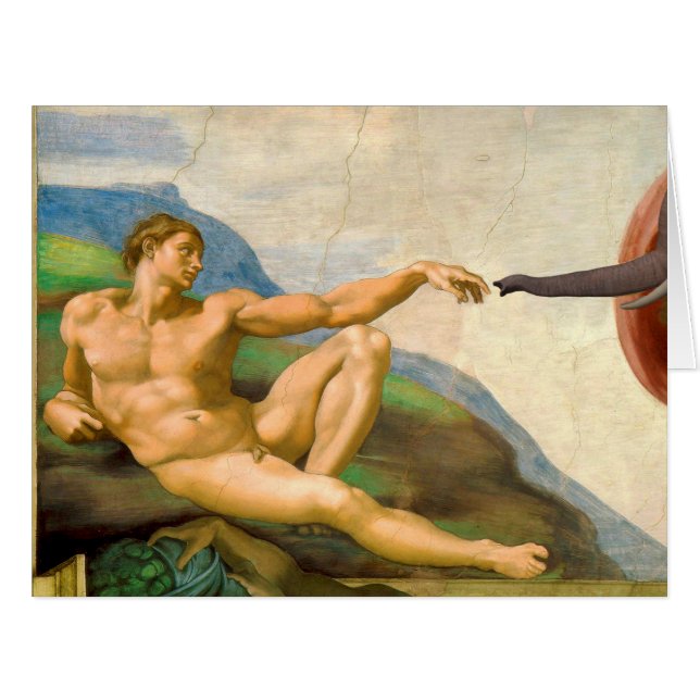 The Creation Of Adam Parody (Front Horizontal)
