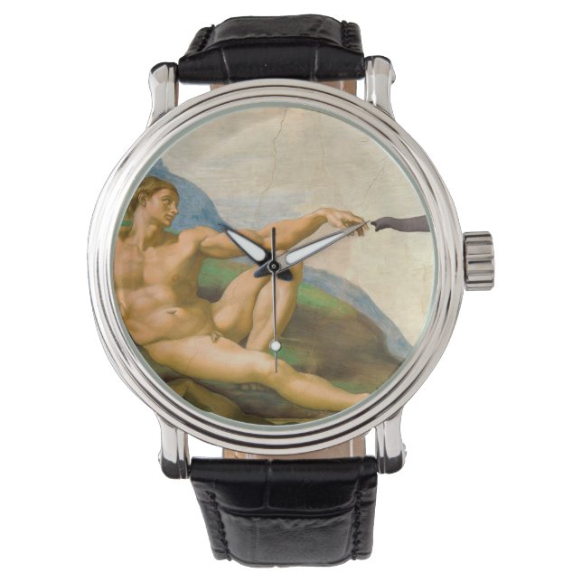 The Creation Of Adam Parody Watch (Front)