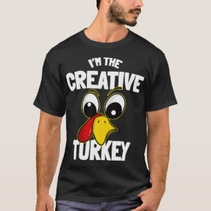 The Creative Turkey Family Group Matching Thanksgi T-Shirt