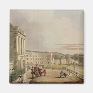 The Crescent, detail of the street, from 'Bath Ill Magnet