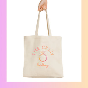 The Crew! Ring Bachelorette Party Tote Bag
