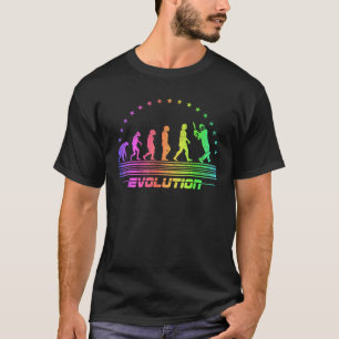 The Cricket Evolution Retro Cricketer Men Cricket  T-Shirt