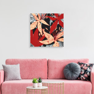 The Crimson Canopy Art Print by Beachside Designs