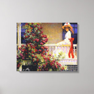 The Crimson Rambler Canvas Print