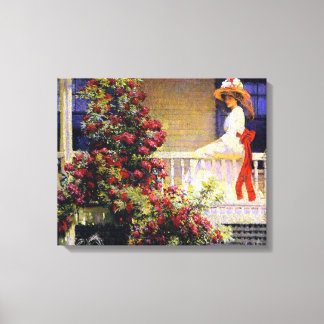 The Crimson Rambler Canvas Print