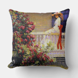 The Crimson Rambler Cushion