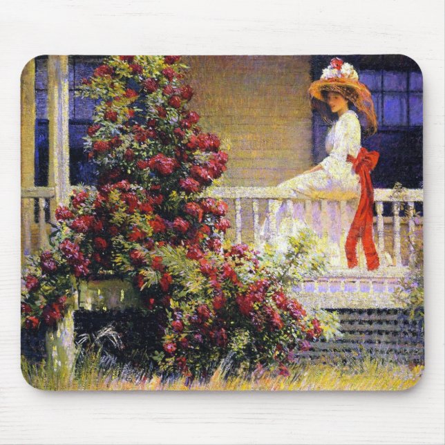 The Crimson Rambler Mouse Pad (Front)