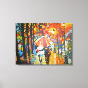 The Crimson Silence Canvas Print