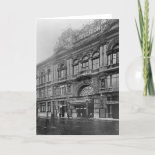 The Criterion Restaurant and Theatre, 1902 Card