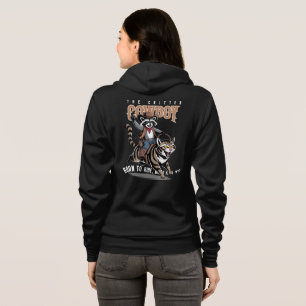 The critter cowboy (Dk. mode) Women's Full-zip Hoodie