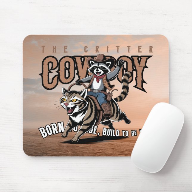 The critter cowboy | mouse pad (With Mouse)