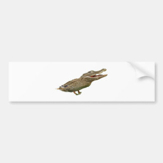 The Crocoduck Bumper Sticker