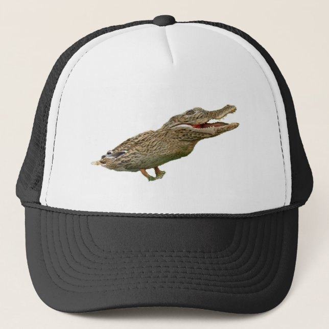 The Crocoduck Trucker Hat (Front)