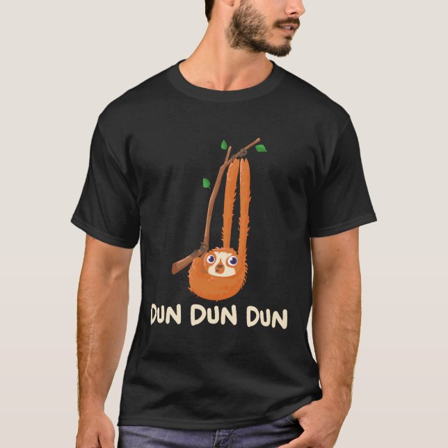 The Croods Sloth Dun Dun Dun T-Shirt (Front)