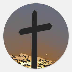 The Cross Classic Round Sticker