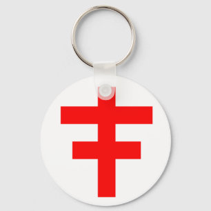 The Cross Pattee of The Scottish Knights Templar Key Ring