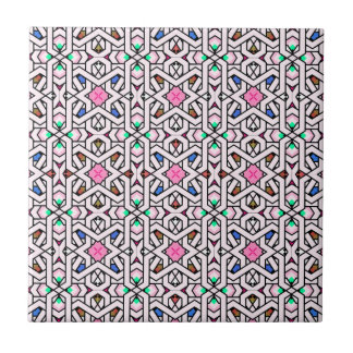The Cross Stars in Colourful Seamless Pattern Tile
