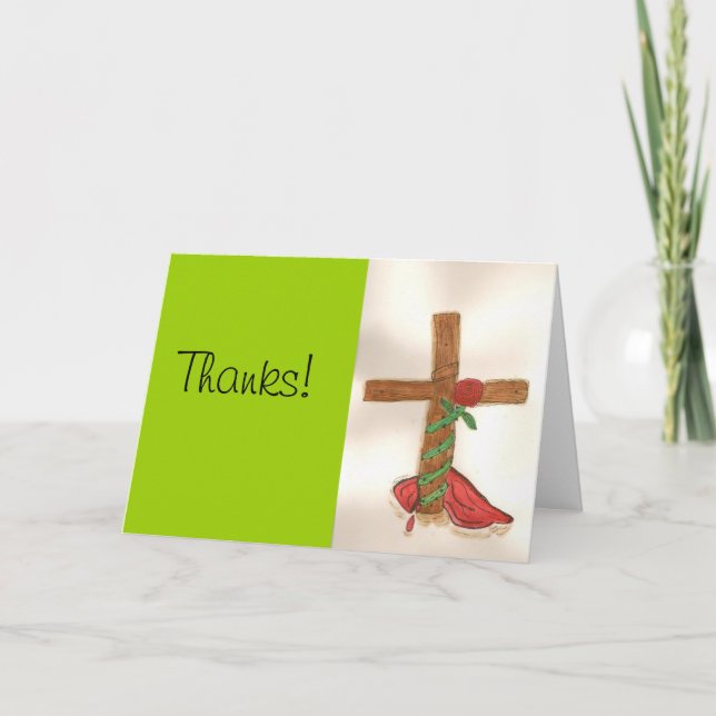 The Cross Thank You Card (Front)