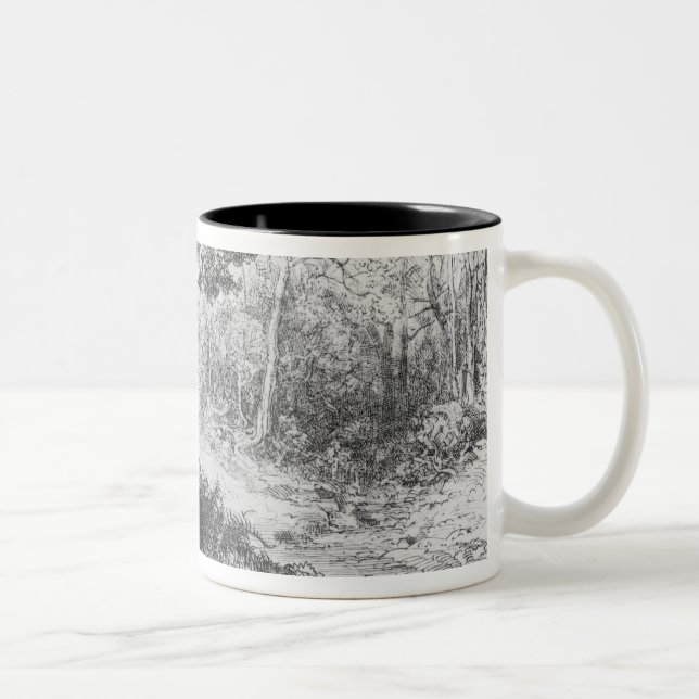 The Crow and the Fox Two-Tone Coffee Mug (Right)